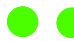 Green Circle Game with Sound and visual reward for a switch press